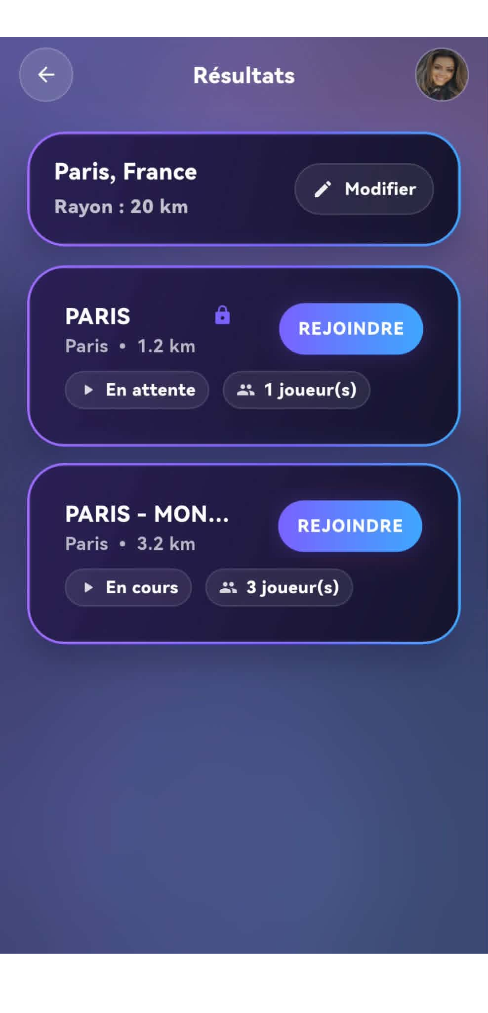 Résultats de recherche avec plusieurs parties